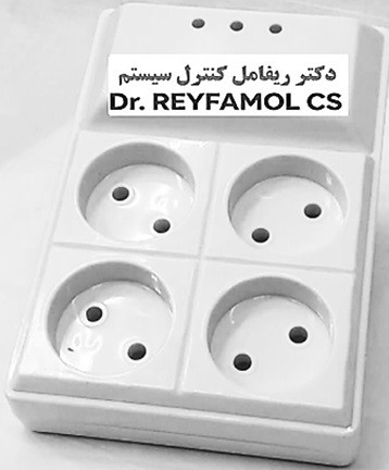 محافظ ولتاژ چهارخانه با کابل 180 سانتی متر 2 در 0.75